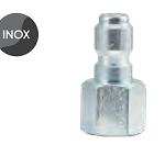 IDROBASE ATTACCO RAPIDO IN ACCIAIO INOX 1/4 F