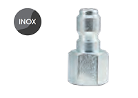 IDROBASE ATTACCO RAPIDO IN ACCIAIO INOX 1/4 F