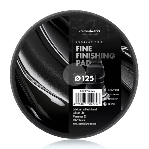 CHEMICALWORKZ TAMPONE DA FINITURA FINISHING PERFORMANCE PAD 125MM