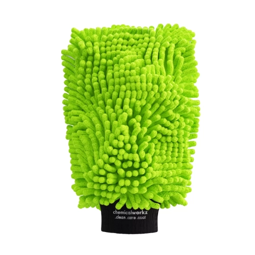 CHEMICALWORKZ GUANTO WASH MITT CHENILLE VERDE