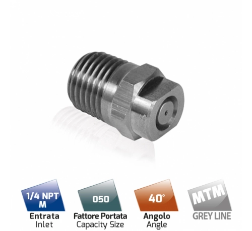 ugello-alta-pressione-portata-050-angolo-40.webp MTM UGELLO ALTA PRESSIONE 40° "050"